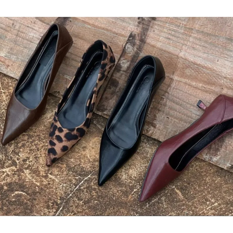 Women'S Work Fashion - 2024 donne sexy tacchi alti bordeaux