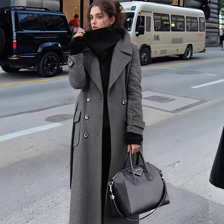 Trench Coat Formal - Trench da donna con temperamento autunnale