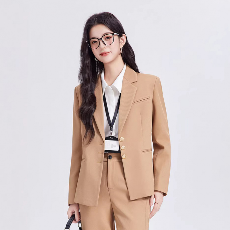 Women Formal Wear For Interview - Completo da donna color kaki, di