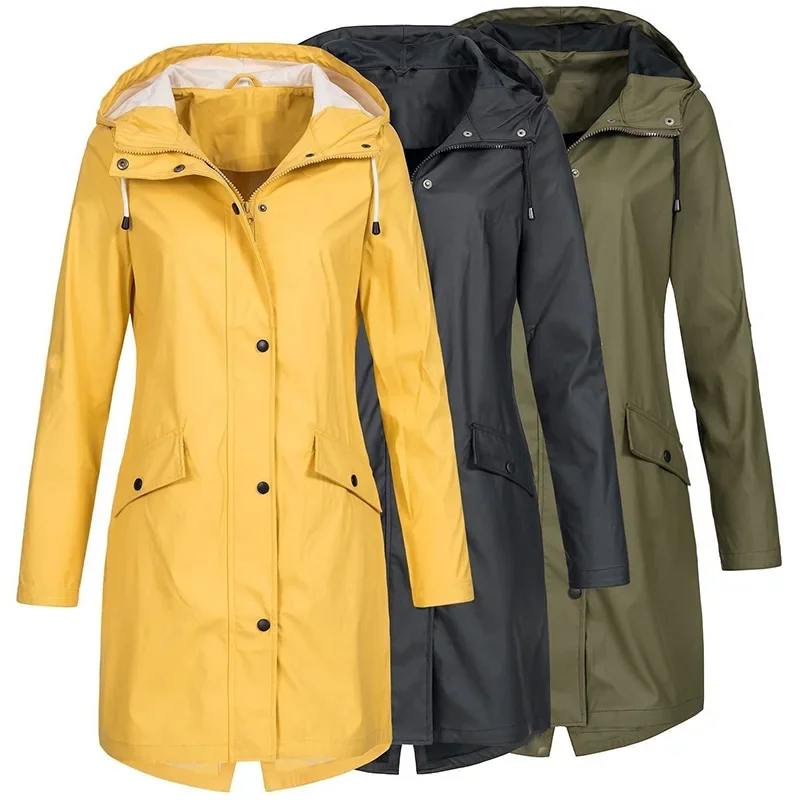 Trench Coat Formal - Giacca Invernale da Donna, Softshell in