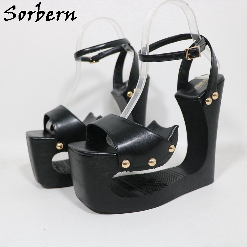 Women'S Work Fashion - Sorbern Sandali da donna con zeppa