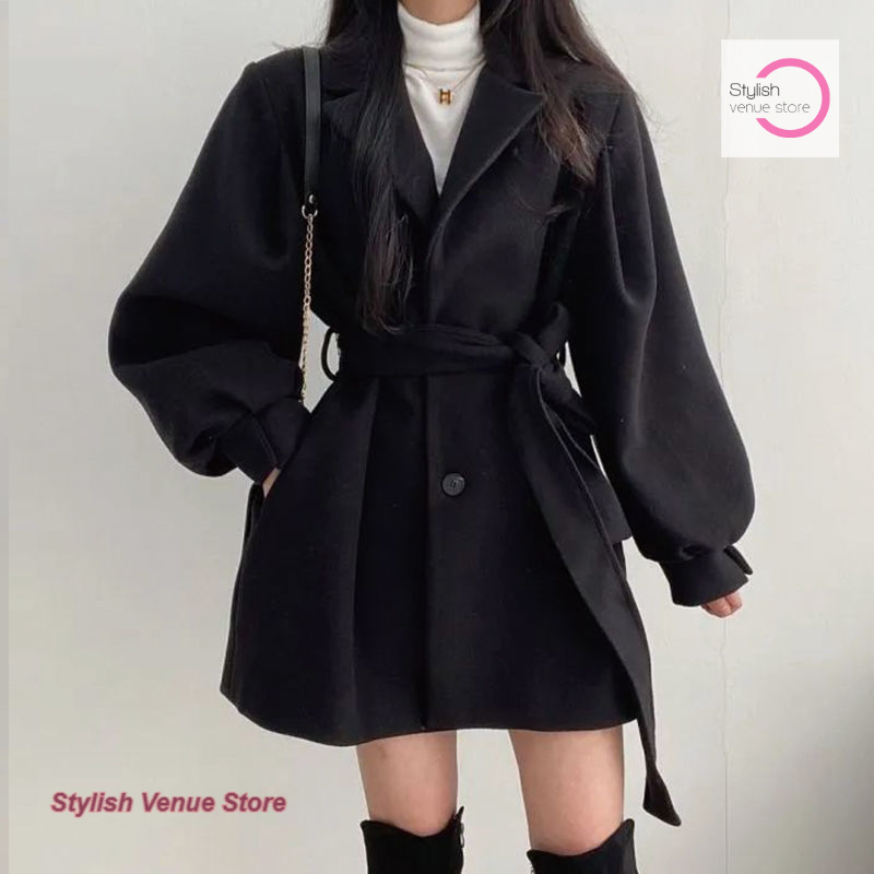 Trench Coat Formal - Cappotto in Lana di Alta Qualità