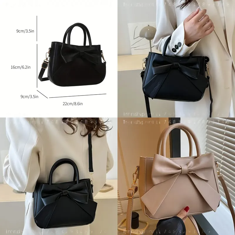 Elegante Borsa a Mano Nera con - Women'S Work Fashion recensione e prezzo