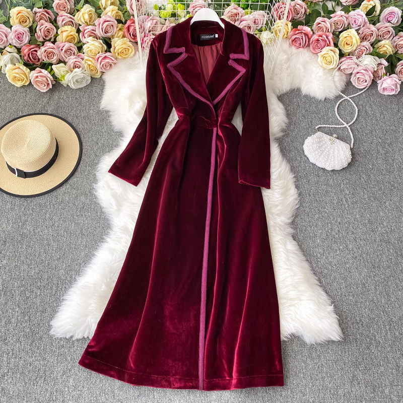 Abito blazer in velluto nero d - Trench Coat Formal recensione e prezzo