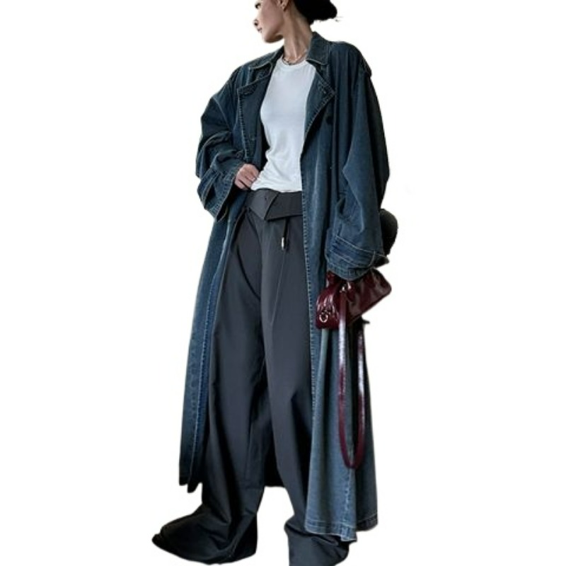 Trench Coat in Denim Lavato St - Trench Coat Formal recensione e prezzo
