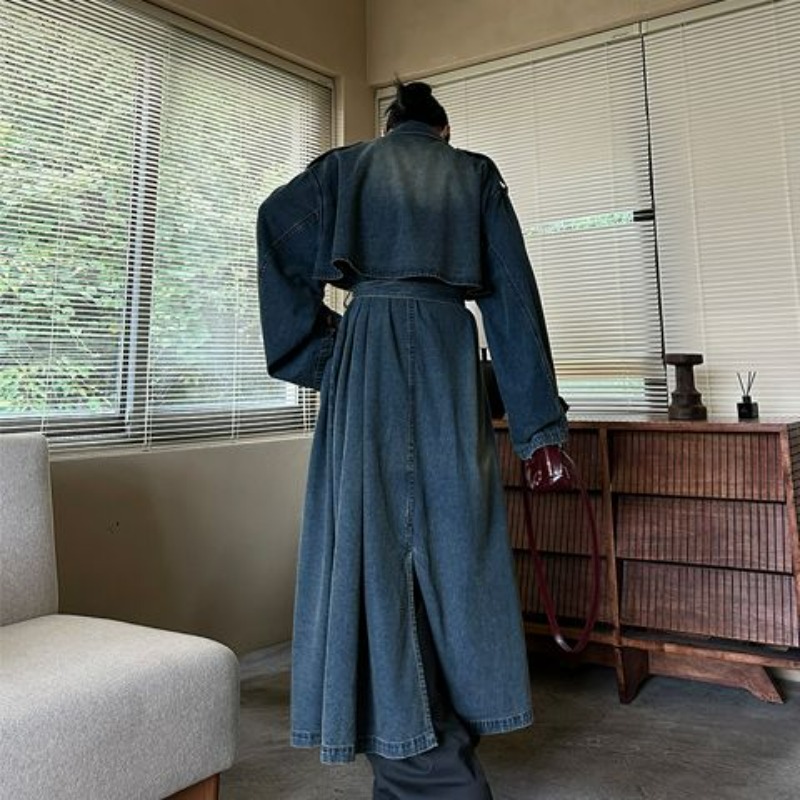 Trench Coat in Denim Lavato St - Trench Coat Formal recensione e prezzo