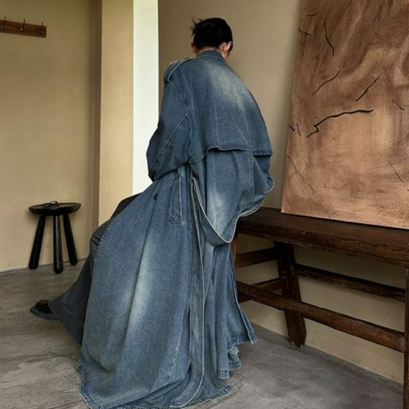 Trench Coat in Denim Lavato St - Trench Coat Formal recensione e prezzo