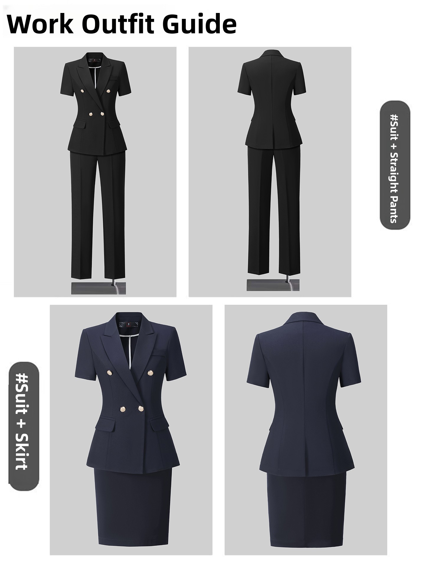 Completo Professionale Nero da - Women Formal Wear For Interview recensione e prezzo