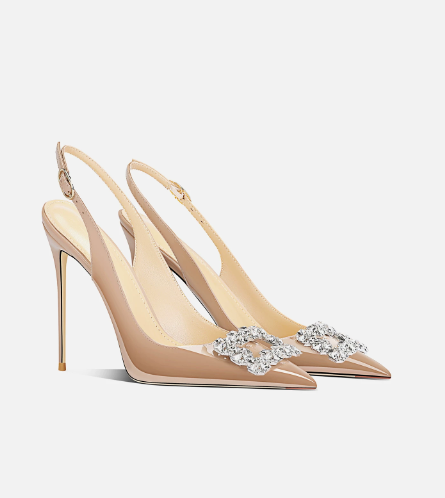 Sandali con tacco alto e fibbi - Women'S Work Fashion recensione e prezzo