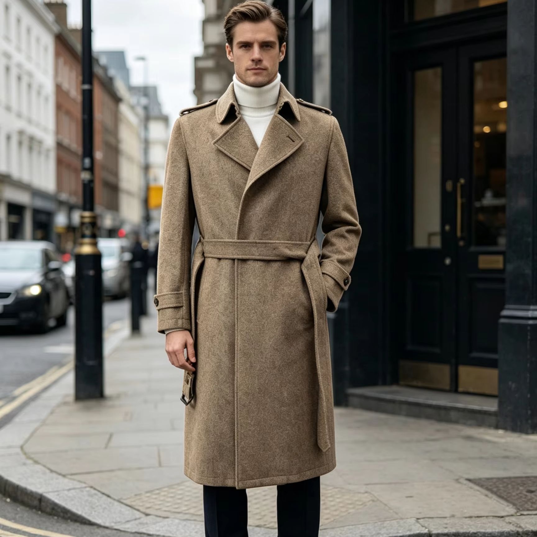 Cappotto Lungo da Uomo 100% Pu - Trench Coat Formal recensione e prezzo