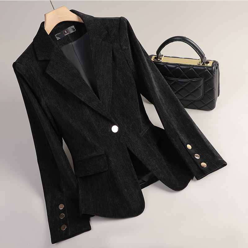 Blazer in Velluto Giallo Oro p - Formal Winter Wear Women Jacket recensione e prezzo
