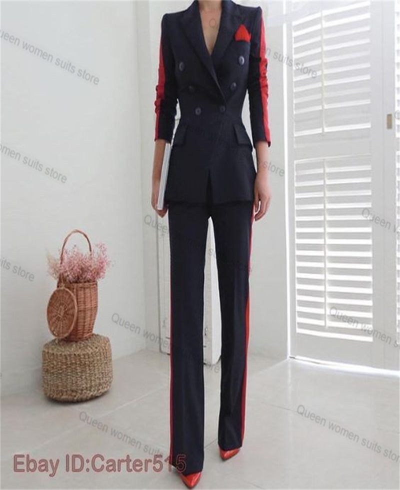 Rosso Nero Autunno Vestito Del - Women Formal Wear Trousers recensione e prezzo