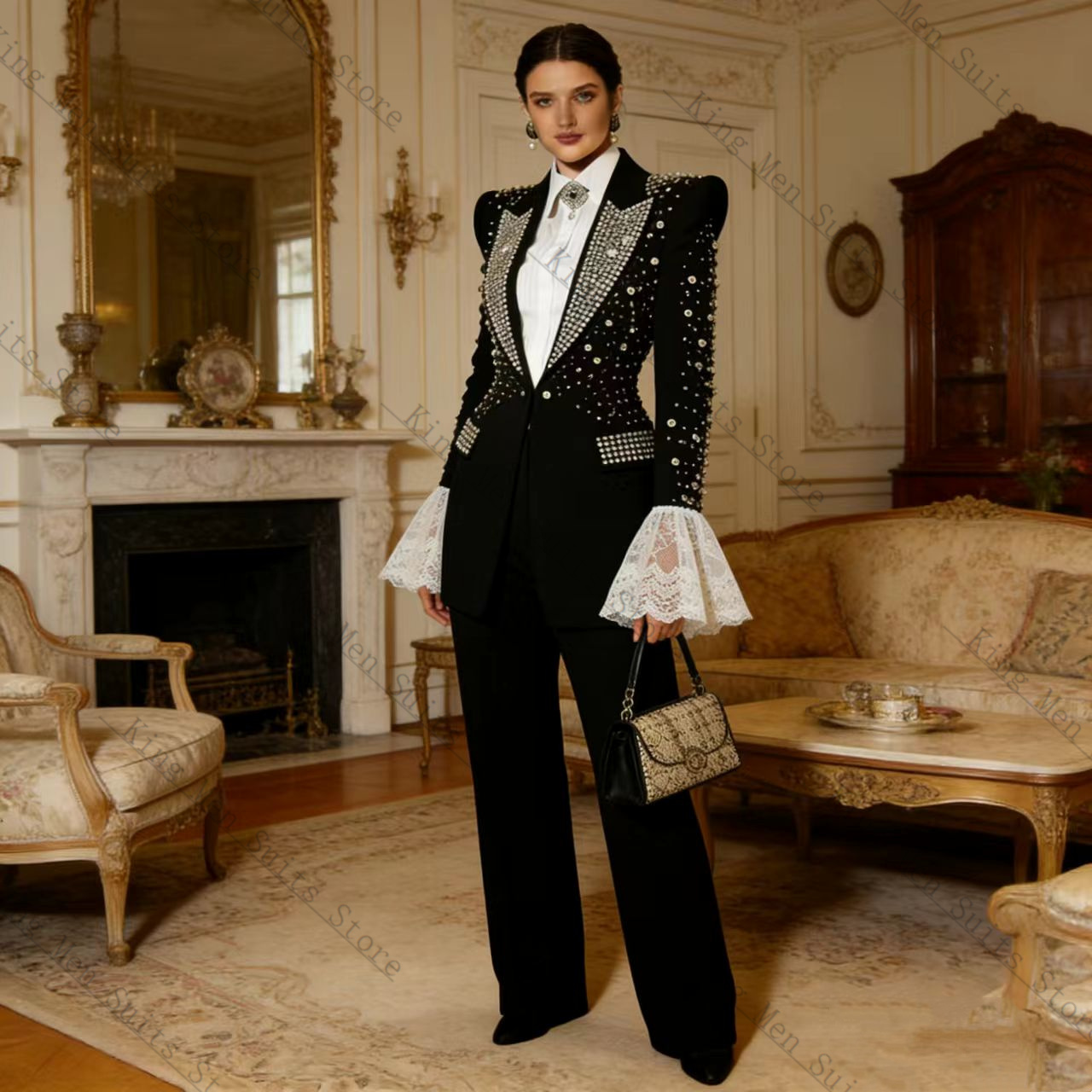 Completo da Donna Nero con Cri - Women Formal Wear Trousers recensione e prezzo