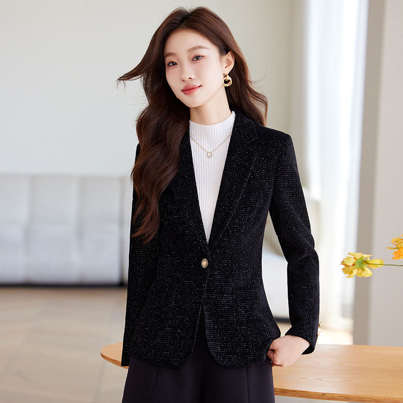 Giacca Blazer da Donna Nera, R - Formal Winter Wear Women Jacket recensione e prezzo