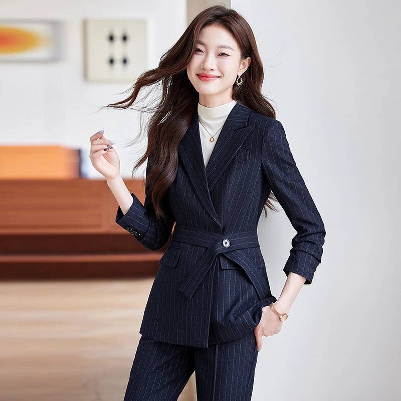 Pantaloni formali a righe eleg - Women Formal Wear For Interview recensione e prezzo
