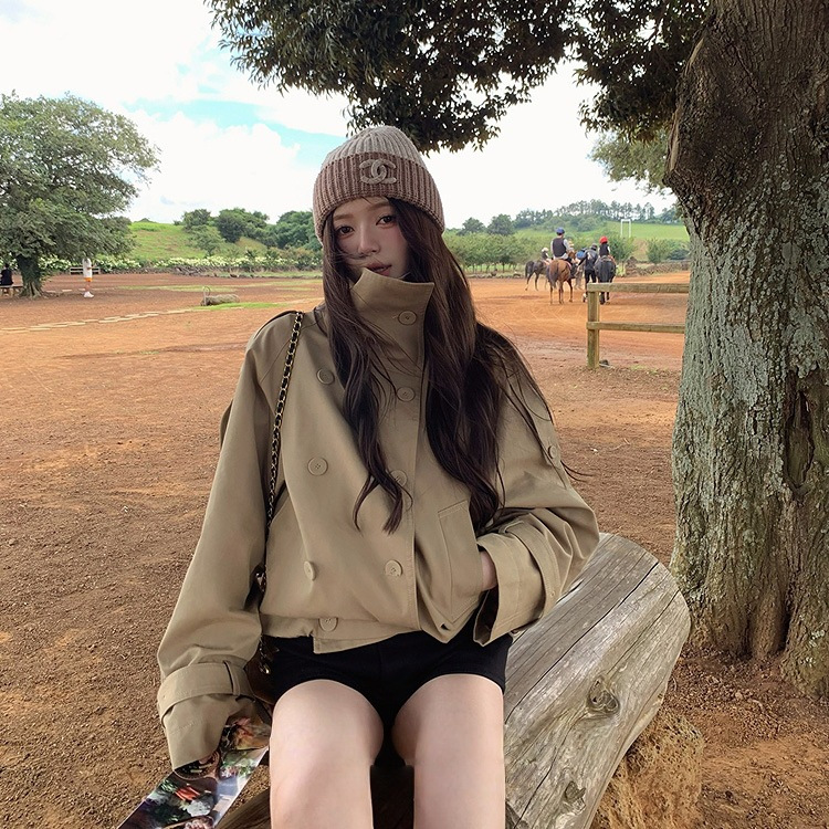 Cappotto corto da donna, stile - Trench Coat Formal recensione e prezzo