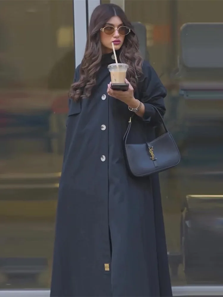 Trench da donna Abaya musulman - Trench Coat Formal recensione e prezzo