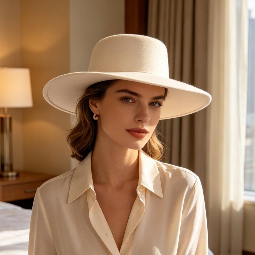 Cappello Fedora a Tesa Piatta, - Women Formal Event Wear recensione e prezzo